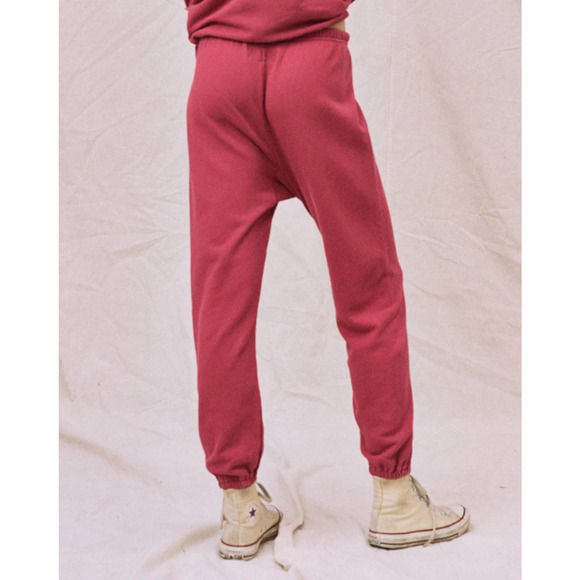 The Great Stadium Sweatpant Cotton Athletic Wear Sweet Plum Size 3 Large - Picture 4 of 8